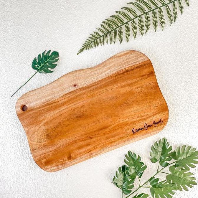 TALENAN KAYU UTUH | TALENAN KAYU SOLID | TALENAN KAYU RUSTIC GAGANG KODE 741