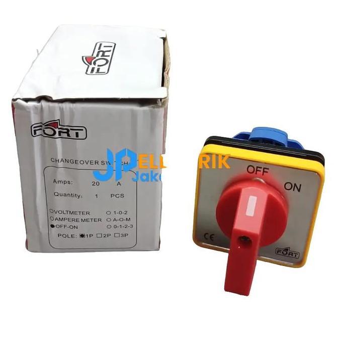 Selector Switch On-Off 1 Pole Fort Selector Switch 2Posisi 1Pole Sa16 Ready