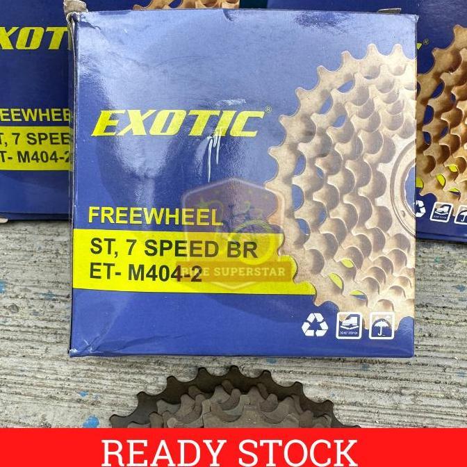 Freewheel Gear Gir Susun Belakang Sepeda 7 Speed Drat Ulir Exoticc Mtb Federal Lipat Balap