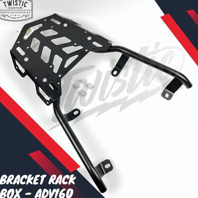 Bracket Dudukan Top Box Rack Behel Tas Pannier Motor Honda Adv 160