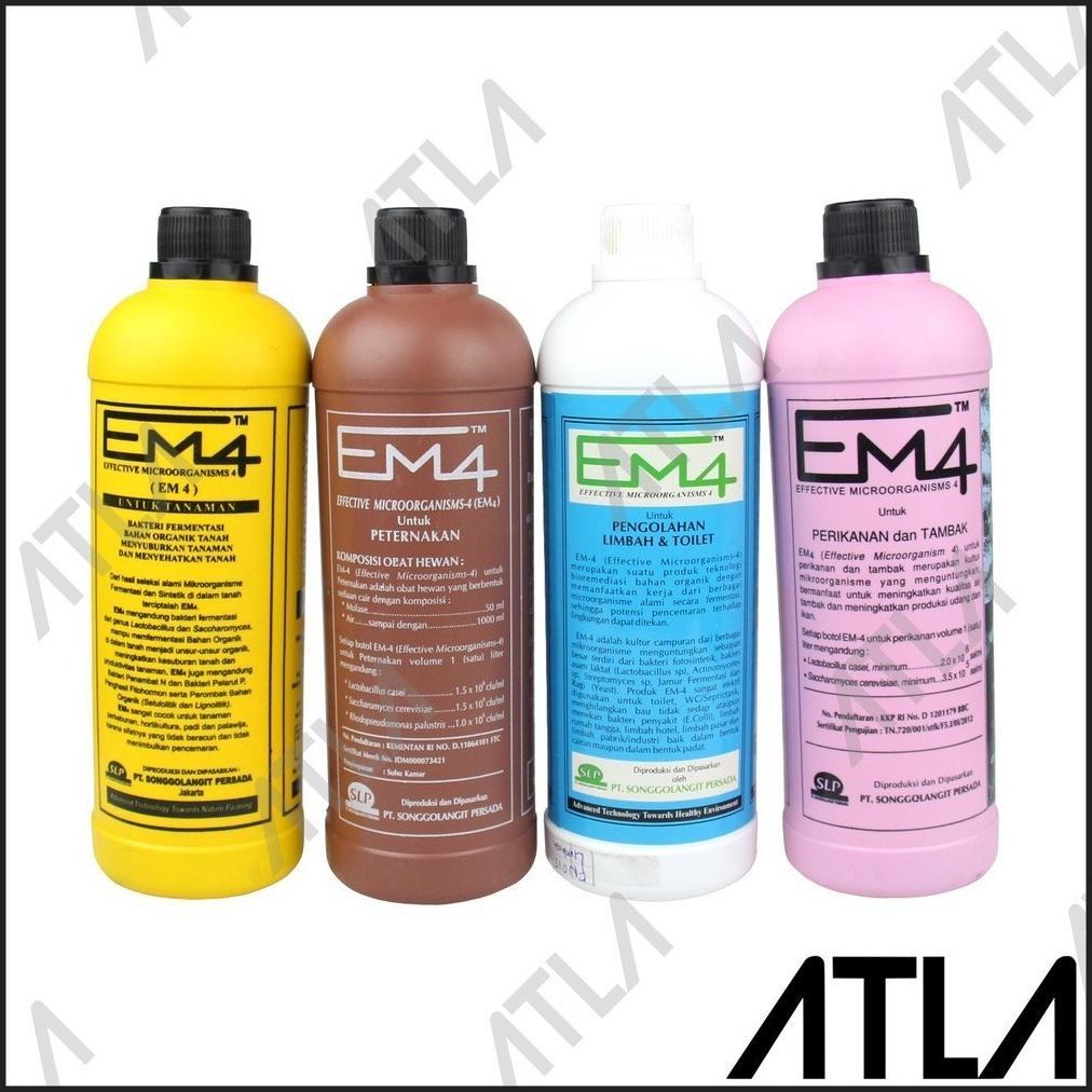 Bisa Cod Pupuk Organik Em4 1 Liter Micro Organisme Cair Untuk Peternakan Perikanan ||