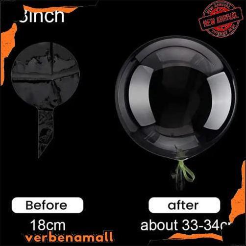 ( PACK ISI 50 ) balon bobo pvc 18 inch / balon transparan / balon bening  GradeOri