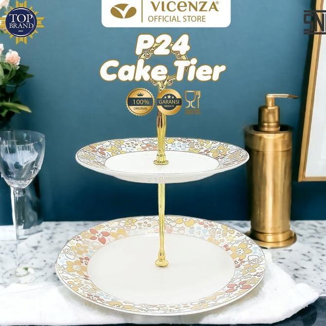 Bestone- Vicenza Double Plate - Piring Susun P24 Poppy