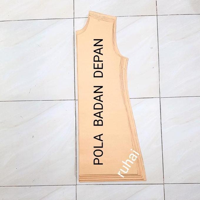 Pola Kaos Tunik Lengan Panjang Satu Set Isi 5 Ukuran Size S M L Xl Xxl Xxxl