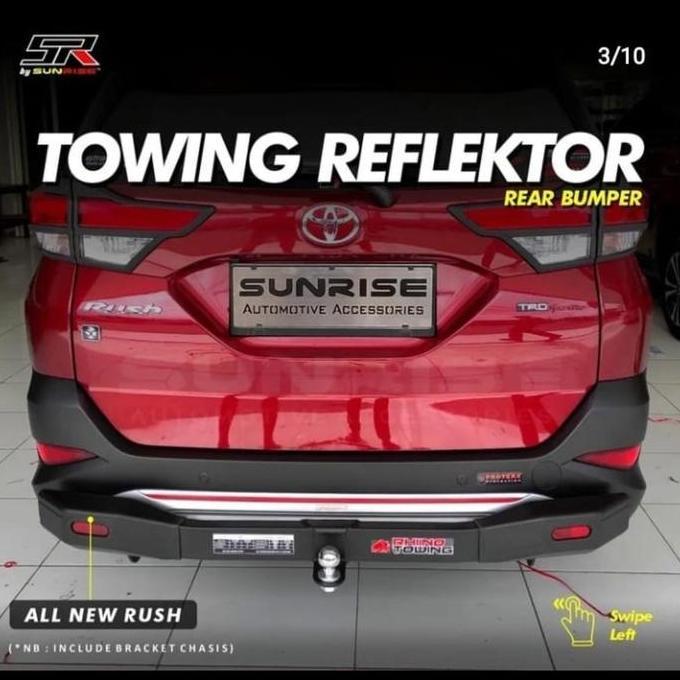 Tanduk Belakang Mobil All New Rush / All New Terios 2018 - 2025 Merek Sunrise Rhino Rhino Car Terbai