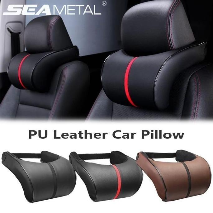 Toyota Fortuner Harrier Bantal Mobil Leher Kepala Dakron Kulit Premium