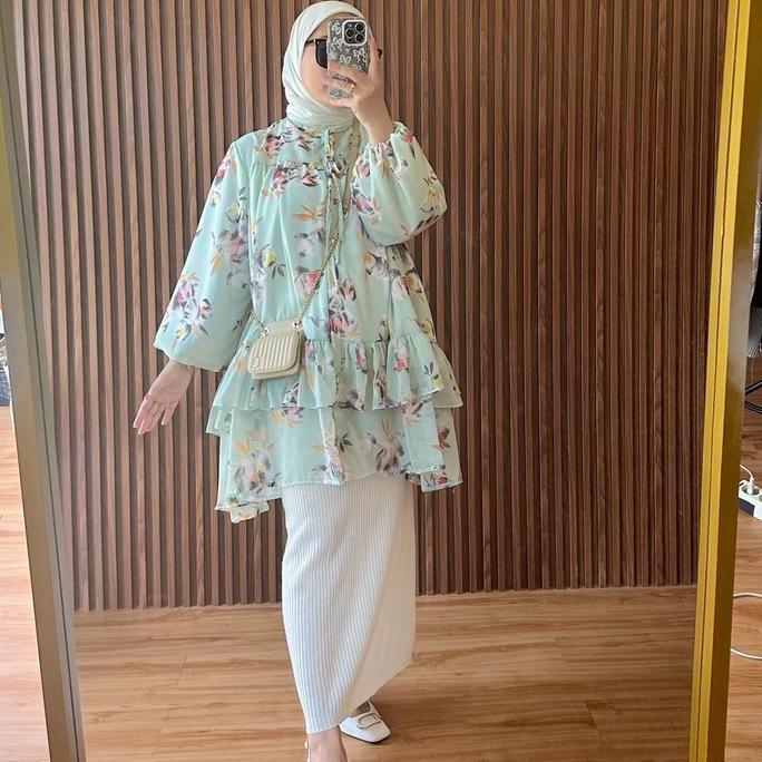 Bgs- Floral Tunik | Motif Bunga By Youbuyofficial