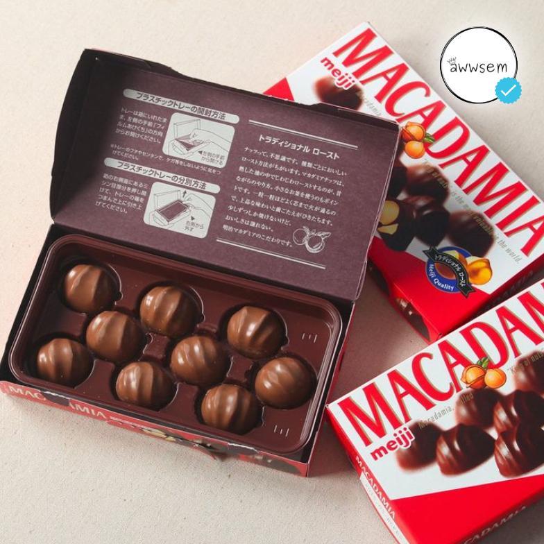 Meiji Macadamia Chocolate Original Japan