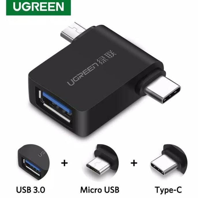 Ugreen Usb Otg 2 in 1 Type C + Micro Ugreen Otg 3.0 Usb C & Micro Usb