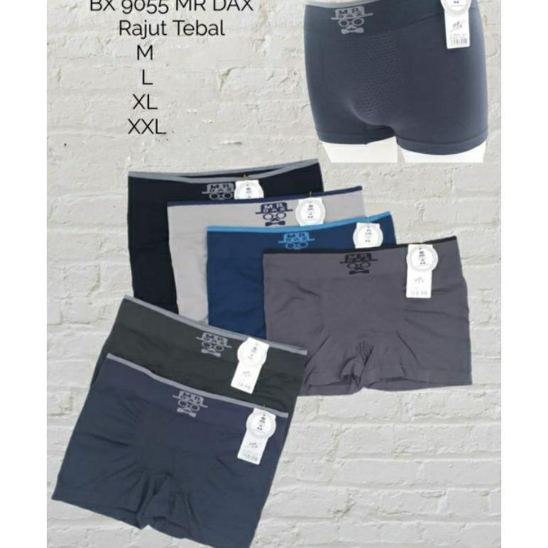 3 Pcs CELANA DALAM PRIA BAHAN RAJUT / Celana dalam boxer pria MR DAX 3 PCS CD Boxer pria import