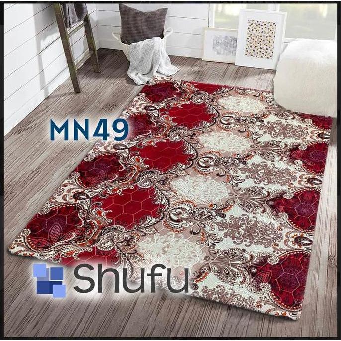 TERMURAH - Karpet Busa Shufu Malaysia 190x270 jumbo / Karpet import / Motif IN Minimalis