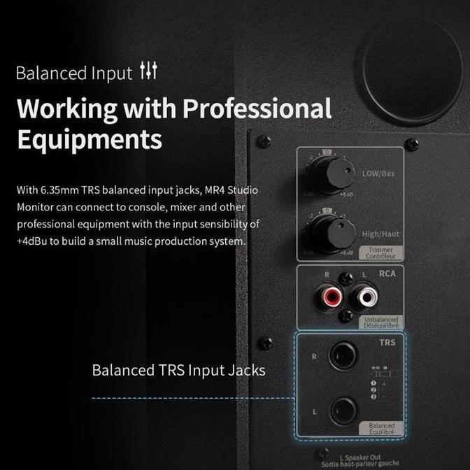 TERBARU - Speaker Edifier MR4 - 2.0 Speaker Active Monitoring Bookshelf Speaker