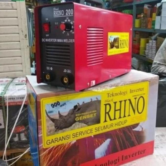 MESIN LAS INVERTER RHINO 200A-MESIN TRAFO LAS MMA RHINO 200A