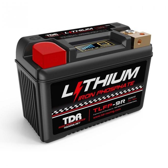 TDR Aki Motor TDR Lithium Iron Phosphate TLFP-9R 12V 6A Baterai Asam Timbal YT7-BS YT9-BS YT-BS YTX9