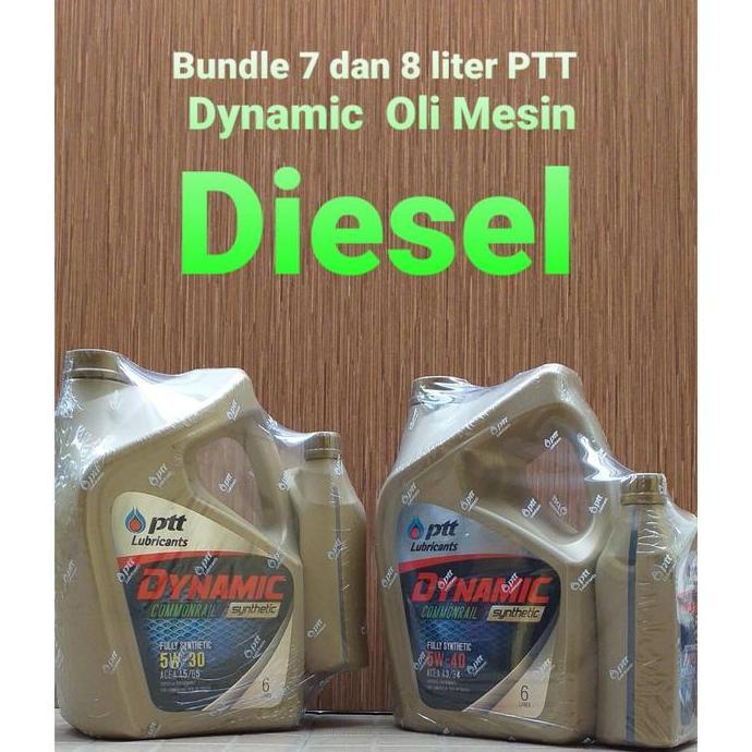 TERBARU - PTT Dynamic Commonrail Synthetic Sae 5w30 atau Sae 5w40