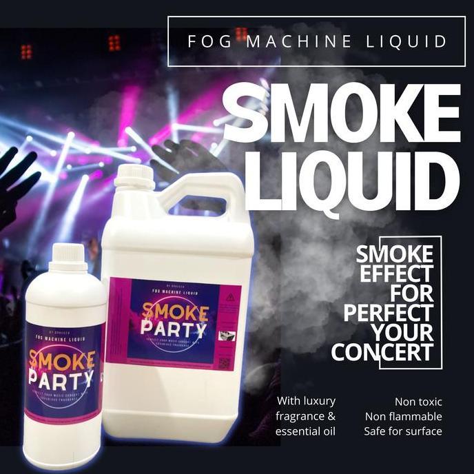 BERKUALITAS Cairan asap panggung / cairan fogging smoke 5 liter / fogging machine