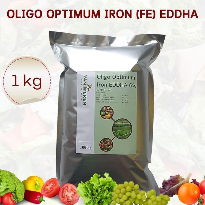 Oligo Optimum Fe Eddha 6% Ortho 4.0 Untuk Hidroponik 1 Kg