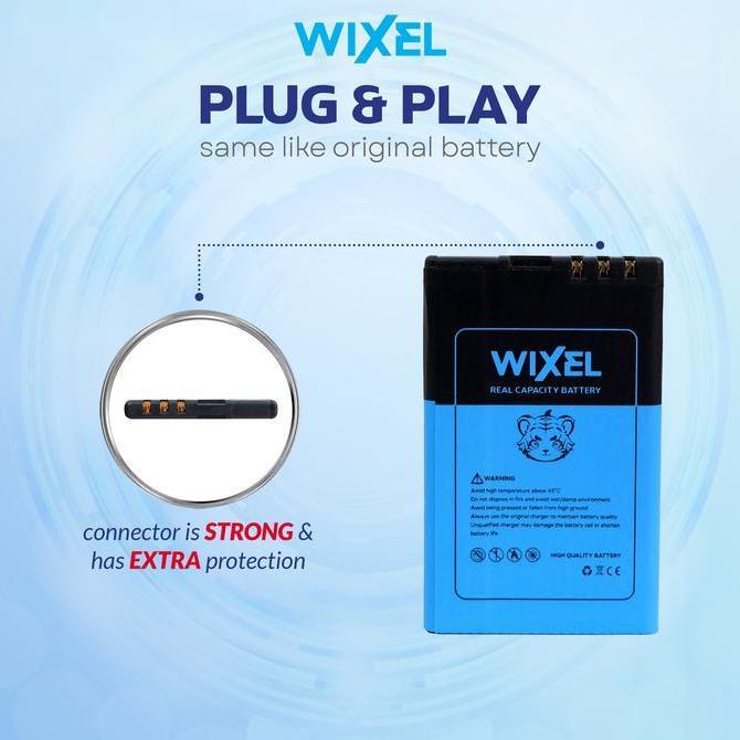WIXEL Baterai BL-4CT Compatible For 5310 XpressMusic 5630 2720 Fold 6600 Fold 6700 Slide 7210 7310 S