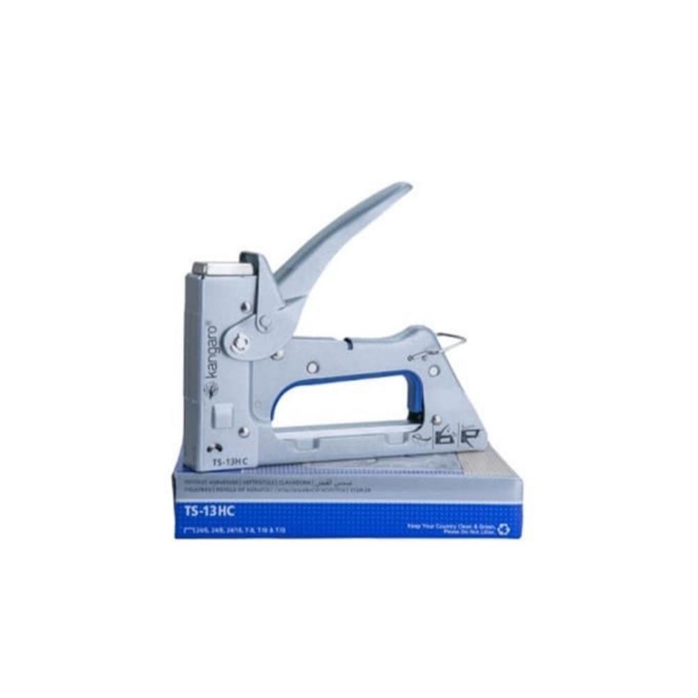 Alat staples tembak jok kulit/stapler kayu / Guntacker Kangaro TS 13HC