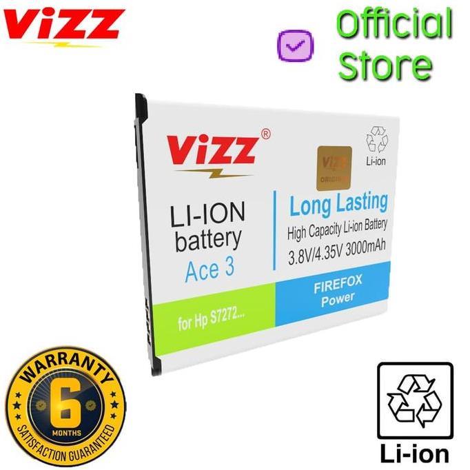 Vizz Battery Samsung Ace3 Baterai Double Power Samsung ace3 Original
