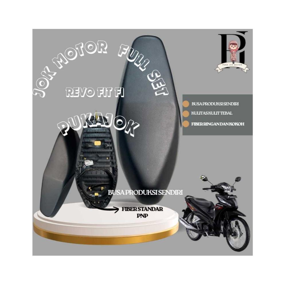 Jok Motor Revo FI Revo X 2014 | Jok Motor Revo FI Full Seat Siap Pasang | Jok Motor Revo Fi Model St