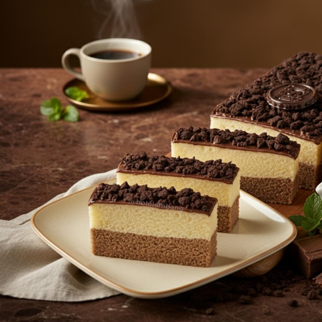 Bolu Susu Lembang Tiramisu - Reguler Pack (550Gr) Oleh-Oleh Khas Bandung