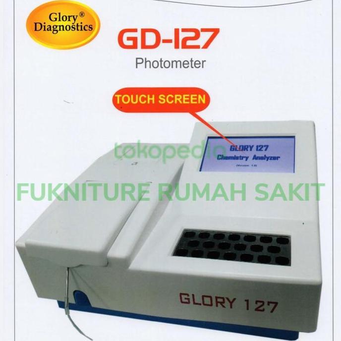 Super Promo, Photometer Kimia Darah | Alat Fotometer |Glory 127 Touch Screen Murah