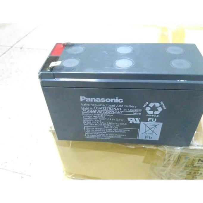 BATERAI AKI KERING PANASONIC 12V 7Ah ORI buat motor / UPS / ACCU