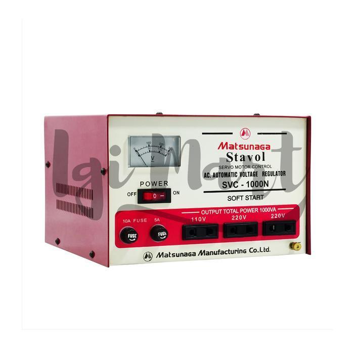 Stavolt Svc 1000W Matsunaga / Stabilizer Svc 1000Va Mts / 1000 Watt Original Dan Terpercaya