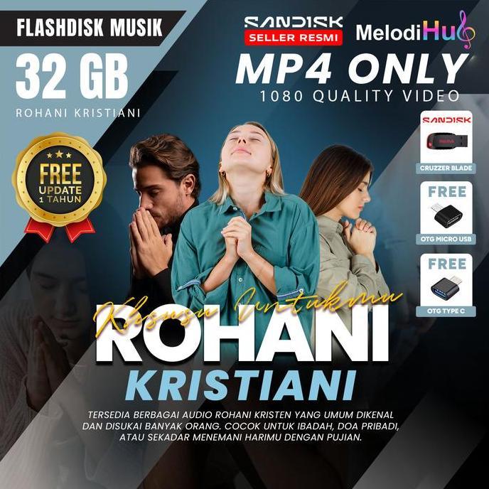 Sandar_berto - MelodiHub Flashdisk Musik Lagu Rohani Kristiani 32GB MP4 Only 18p Video Full HD - Fre