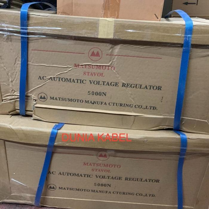 Stabilizer Stabiliser 5000 Watt Stavol Matsumoto 5000N Ori 100% Original Dan Terpercaya