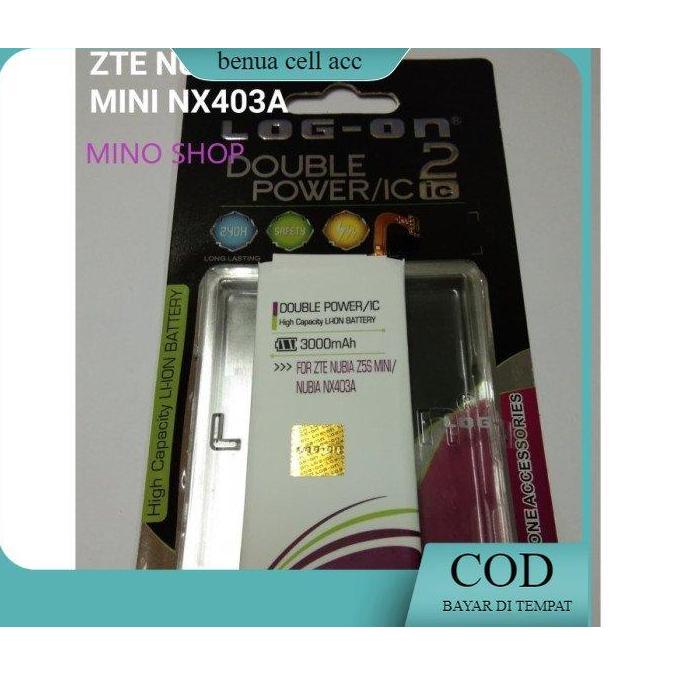 BATERAI ZTE NUBIA Z5S MINI - NUBIA NX403A - LOG ON DOUBLE POWER BATRE