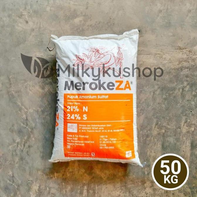 Pupuk Meroke Za 50 Kg Kemasan Pabrik Via Gosend Grab