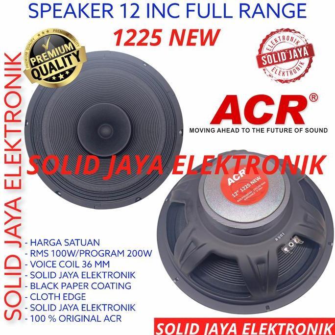 Promo SPEAKER ACR 12 INC 1225 NEW FULL RANGE 12 INCH IN FULLRANGE 12INCH 12" Diskon