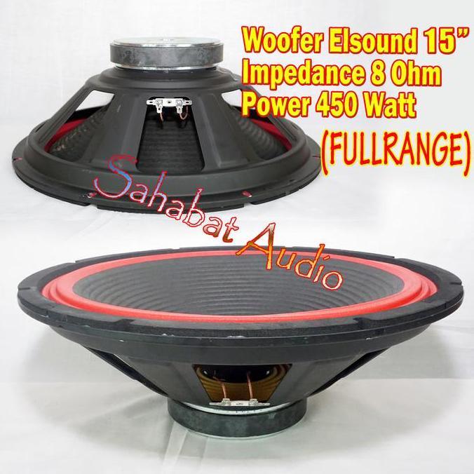 Promo Woofer 15" Elsound / Speaker Bass 15 in / Speaker 15 Inch FULLRANGE Diskon
