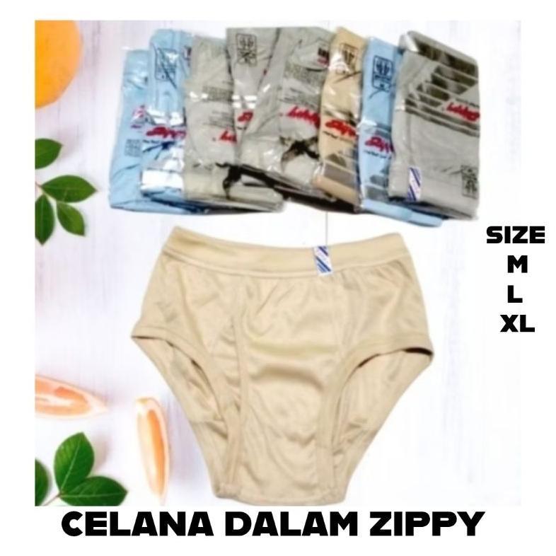 6pcs.. Celana Dalam Zippy CD ZIPPY Celana Dalam Pria Dewasa