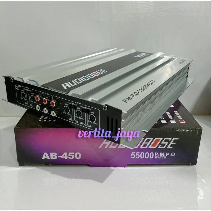 Promo Power Audiobose AB-450 Power Amplifier AUDIOBOSE 4 Chanel Diskon