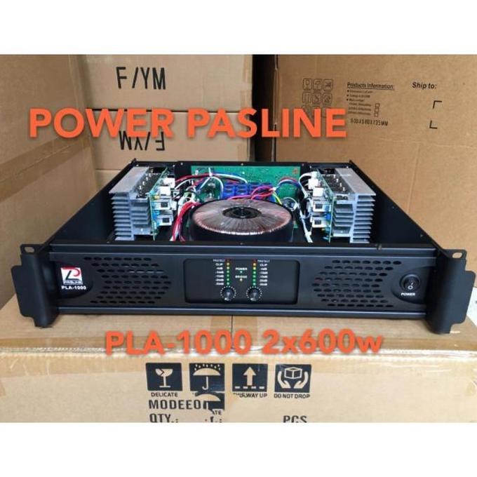 Promo Power Amplifier Pasline PLA-1000 PLA1000 PLA 1000 Original 2 Channel Diskon