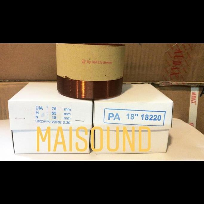 Promo SPUL SPEAKER AUDAX 18 Inch 18220 spool Diskon