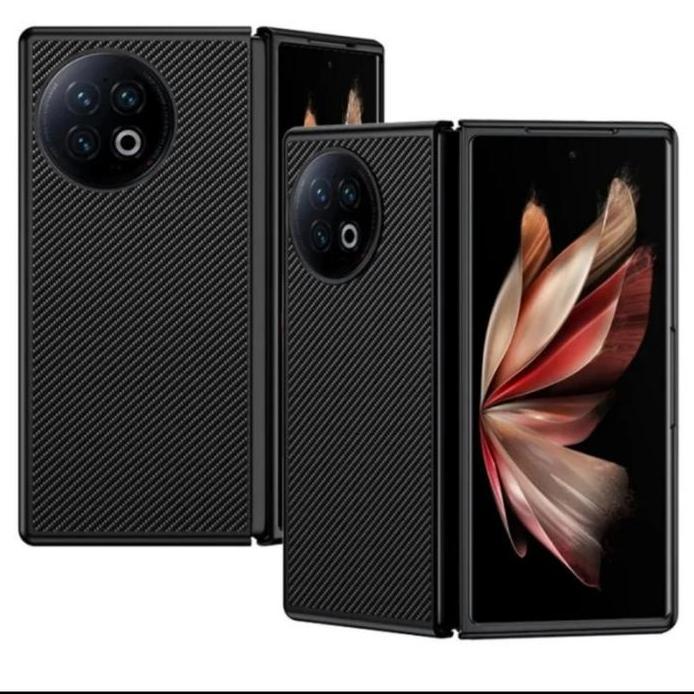 Premium Carbon Fiber Leather Case for Vivo X Fold 2 murah