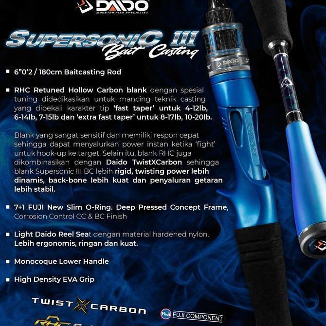 Joran Pancing Daido Supersonic Iii Bc Carbon Hollow 180Cm