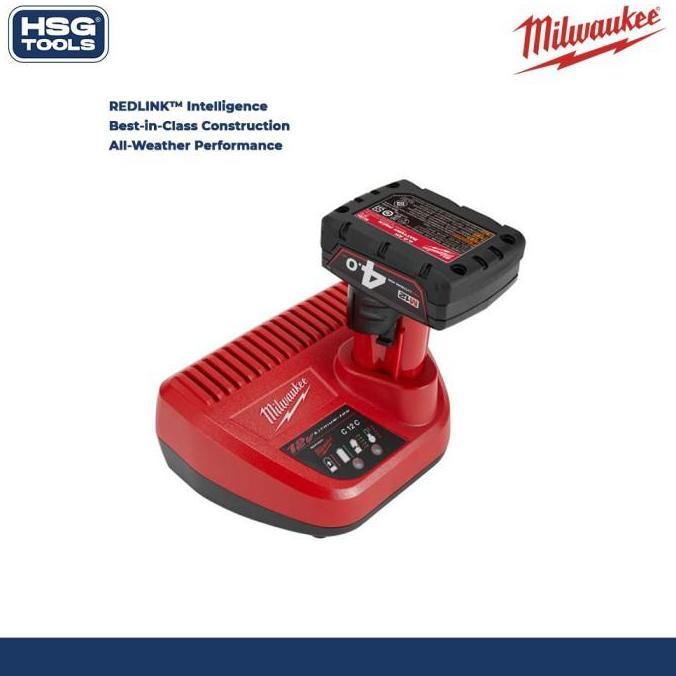 Milwaukee M12-18 C Charger Baterai M12 M18 Combo Charger