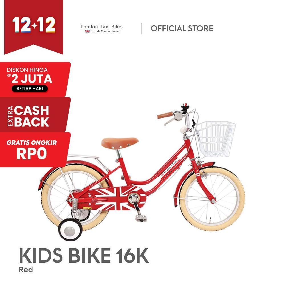 Jefferys - Sepeda Anak London Taxi Kids 16K Inch - Red