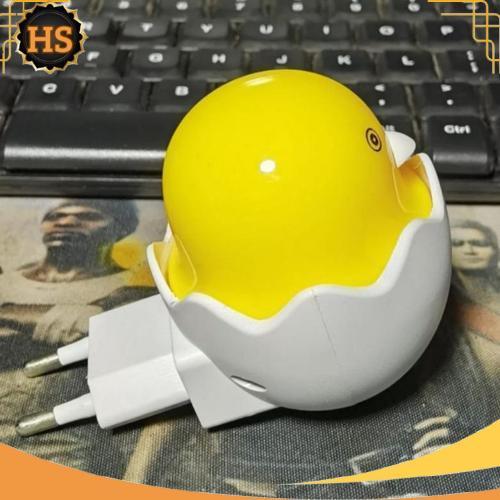 Lampu Tidur Telur Ayam LED Senser Cahaya Otomatis Grosir