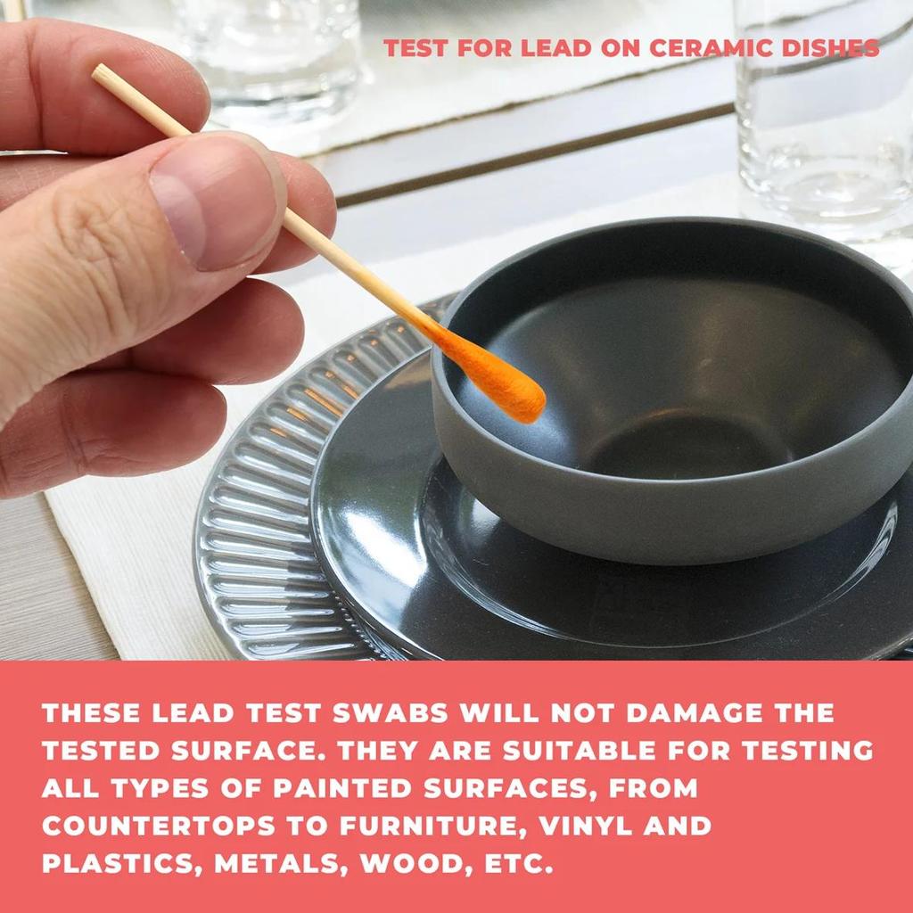 Swab Lead Test Kit Swabs - Lead Paint Test Kit, Lead Check Swab for Home Use, Test Results in 30 Sec