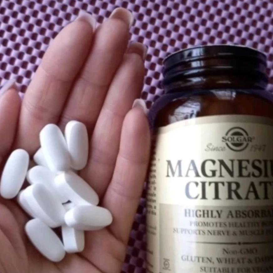 Solgar Magnesium Citrate, 120 Tablets Usa November 2027 Original