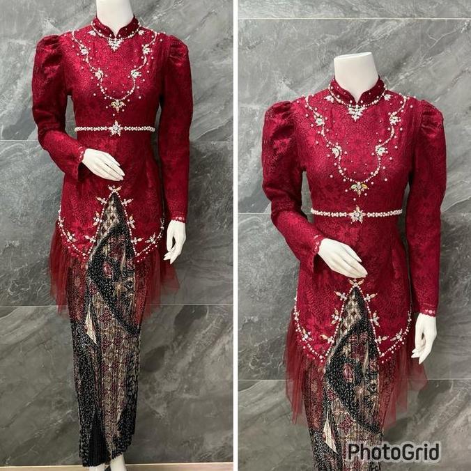 Kebaya Manika, HANYA ATASAN SAJA, TANPA ROK (kebaya lamaran, kebaya tunangan, kebaya wisuda, kebaya 