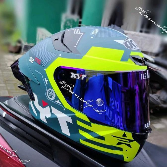 TERLARIS kyt ttc fuselage yelow matt Helm READY STOCK