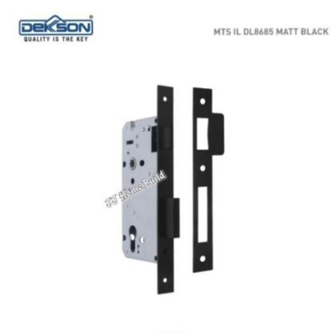 Mortise Lock Dekkson MTS IL DL 8685 MATT BLACK