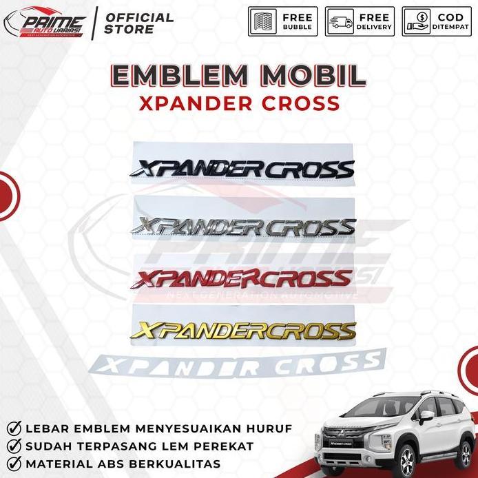 Ready Emblem Kap Mitsubishi Xpander Cross Emblem Kap Mesin XpanderCross